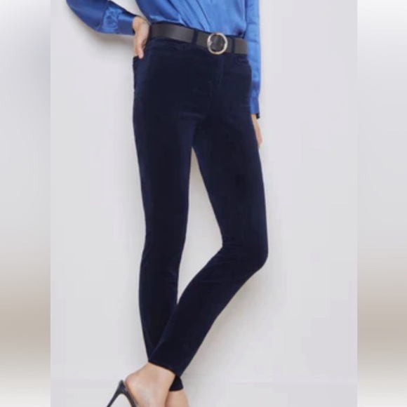 L’AGENCE Marguerite High Rise Skinny Velvet Jean